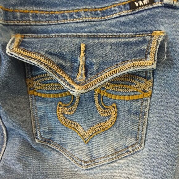 (3/$20) YMI distressed straight leg jeans - Picture 10 of 14